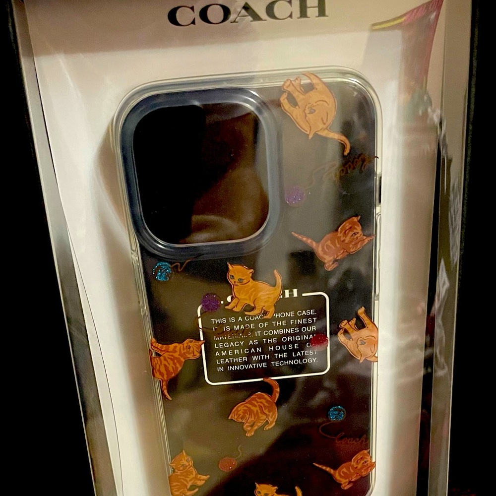 COACH cat case IPhone 13/13PRO